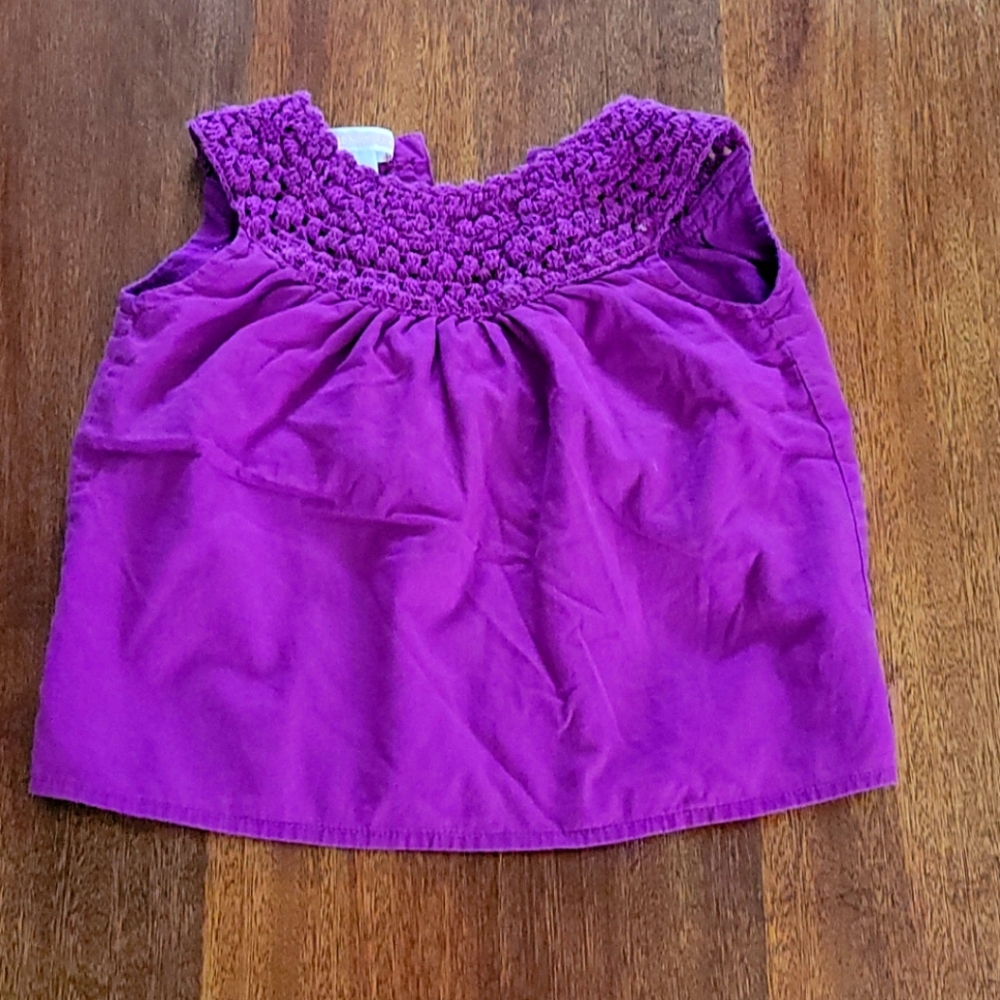 Baby purple tank top